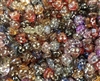 9mm Happy Heart Diamonettes Rhinestone Plastic Beads, 100 ct Bag