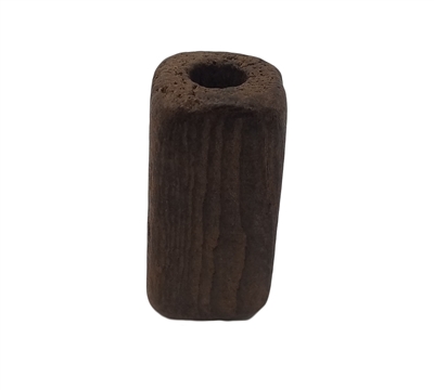 48mm Rectangular Rustic Burnt Wood Beads, 2 ct Bag