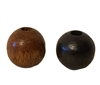 18MM Round Wood Beads (Small Hole) 12 ct. Bag