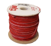 TEJAS Genuine Suede Leather Lace Cord (1/8 Inch) 25 Yard Spool