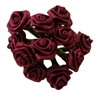 12mm (1/2 inch) Satin Ribbon Roses (144 pieces)