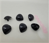 Zim's D-Type Triangle Plastic Nose, Black, 38mm (6 pcs)