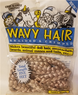 One & Only Creations Wavy Doll Hair - Golden Blonde