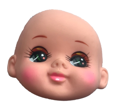 Baby with Anime Eyes Vinyl Rubber Doll Face Mask
