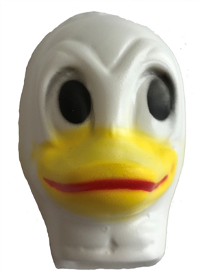 Plastic Duck Animal Doll Face Mask