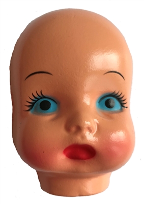 Large Blue-Eyed Girl Doll Face Mask