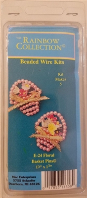 Floral Basket Pins Easter Beading Craft Kit