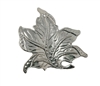 Silver Tone Metal Small Maple Leaf Jewelry Findings, 2 pcs