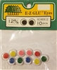 Pack of Multi-Color 12mm Round Wiggle Googly Eyes