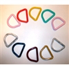 100ct 3" Plastic D-Rings - Assorted Colors