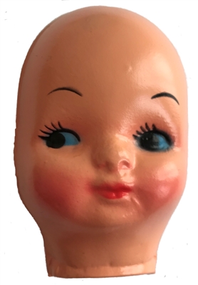 Small Blue-Eyed Girl Doll Face Mask