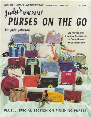 Judy's Macrame Purses On The Go