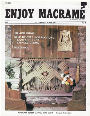 Enjoy Macrame September/October 1977