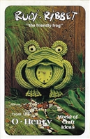 Rudi-Ribbit Macrame Frog Clock