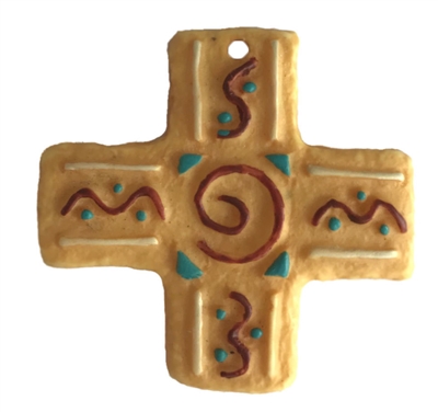Small Resin Cross Western Jewelry Necklace Pendant