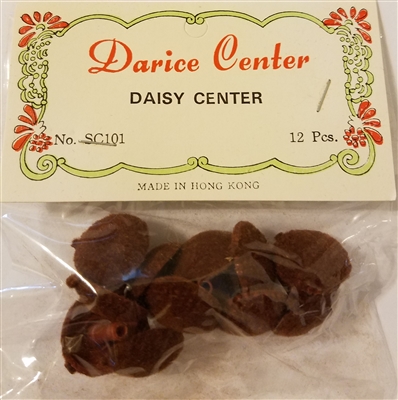 Darice Large Daisy Center (12 pcs)