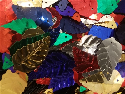 24mm Leaf Sequins (12 pcs)