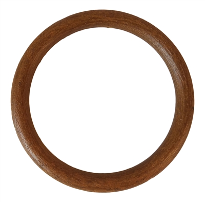 4" Wood Grain Plastic Ring