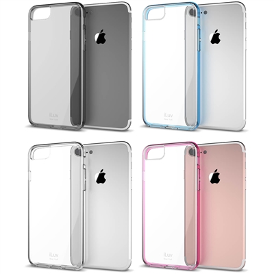 iLuv AI7VYNE Vyneer Durable Transparent Hardshell Case for iPhone 7/7S/8