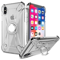 iLuv AIXCRING Anti-Shock Flexible Clear Case for iPhone X