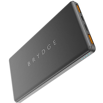 Brydge 5,000 mAh Portable Battery w/USB-A, USB-C & Quick Charge