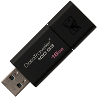 Kingston DT100G3/16GB DataTraveler 100 G3 16GB USB 3.0 Flash Drive