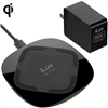 iLuv IAD8X15ULBK 15W Qi Certified V1.2 Fast Wireless Charger