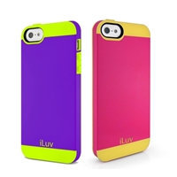 iLuv ICA7H335 FlightFit Case for iPhone 5/5S Dual Layer
