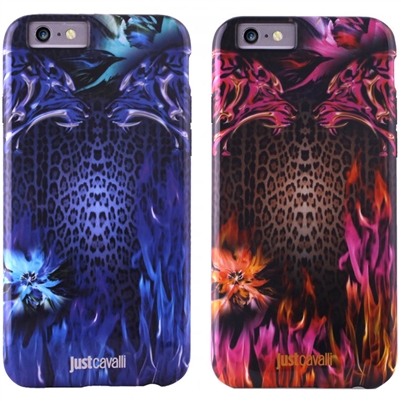 Puro Just Cavalli Leopard Fire Case For iPhone 6/6S