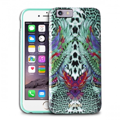 Puro Just Cavalli Cover for iPhone 6 Wings Green Board