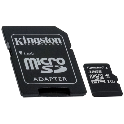 Kingston SDC10G2/32GB 32GB microSDHC Class 10 Flash Card