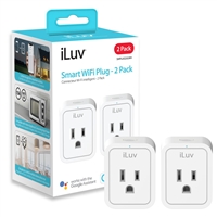 iLuv SMPLUG2ULWH Smart WiFi Plug [2 Pack]