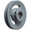 AK61 1" Bore Cast Iron Pulley for V-belt  size 3L, 4L OD 6" One Groove