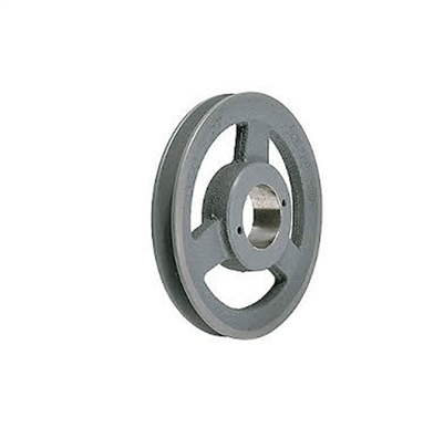 AK61H Cast Iron sheaves Pulley for V-belt  size 3L, 4L OD 6"  Single Groove Pulley AK61H