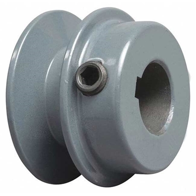 BK20 3/4" Inch Bore Solid Pulley with 2"  OD for V-belts cast iron size 4L, 5L