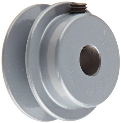 BK40-1/2" Inch Bore Solid Pulley with 4"  OD for V-belts cast iron size 4L, 5L