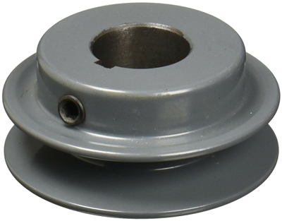 BK40-7/8" Inch Bore Solid Pulley with 4"  OD for V-belts cast iron size 4L, 5L