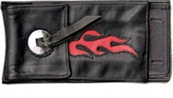 Concho Red Flame Softail Tank Pouch