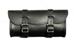 Small Black Leather Tool Bag