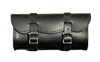 Large Black Leather Tool Bag