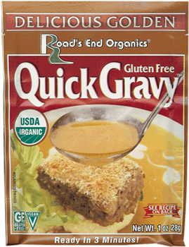 Roads End Organics - Delicious Golden - Vegan Gluten Free Quick Gravy Mix