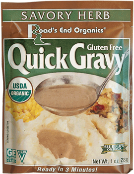 Roads End Organics - Savory Herb - Vegan Gluten Free Quick Gravy Mix