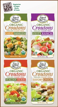 Edward and Son's - Organic Vegan Croutons - Combo Pack