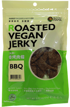 Hung Yang Foods - Roasted Vegan Jerky - BBQ Strips