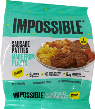 Impossible Foods - Sausage Patties - Savory