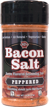 Peppered Bacon Salt  - Bacon Flavored Seasoning