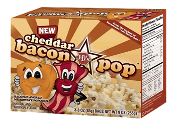 Cheddar BaconPOP - Bacon&Cheddar Flavored Popcorn