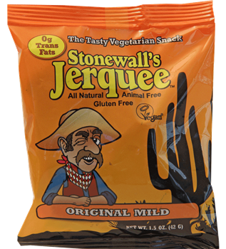 Lumen Soy Foods Stonewall's Original Mild Vegan Jerquee - 1.5oz package