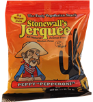 Lumen Soy Foods Stonewall's Peppy "Pepperoni" Vegan Jerquee - 1.5oz package