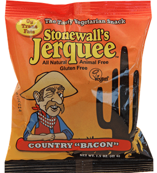 Lumen Soy Foods Stonewall's Country "Bacon" Vegan Jerquee - 1.5oz package